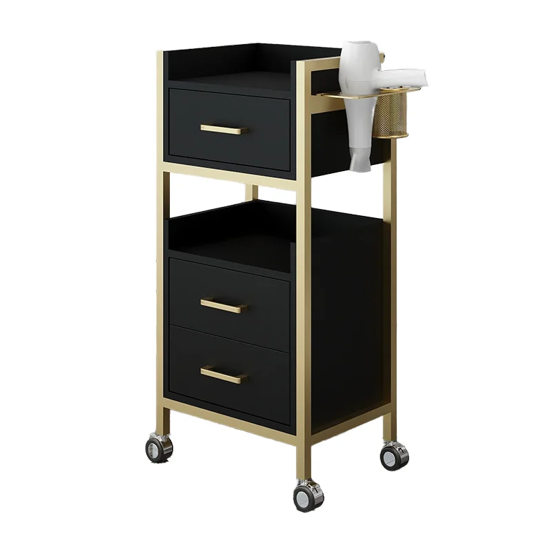 Modern Design Black Salon Trolley Hair Cutting Working Trolley for Beauty Salon Living Room Hotel
Modern Design Black Salon Trolley Hair Cutting Working Trolley for Beauty Salon Living Room Hotel