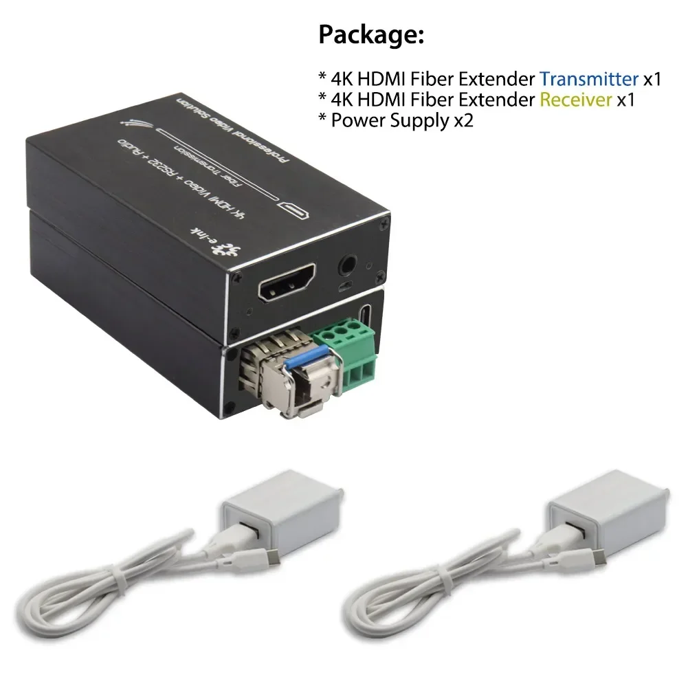 Micro Mini 4K HD-MI Fiber optic Extender with RS232 and External Audio hd-mi to Fiber optical Media Converters
Micro Mini 4K HD-MI Fiber optic Extender with RS232 and External Audio hd-mi to Fiber optical Media Converters