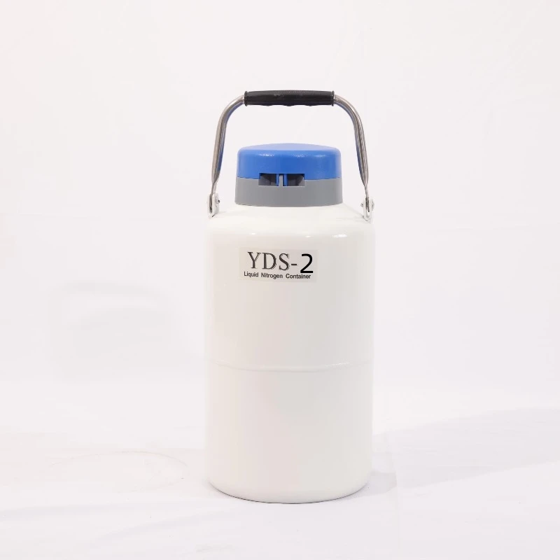 YDS-2 -35 2L Liquid Nitrogen Gas Cylinder Cryogenic Canister YDS 2 Liter Semen Liquid Nitrogen Tanks 1.5L Dewar
YDS-2 -35 2L Liquid Nitrogen Gas Cylinder Cryogenic Canister YDS 2 Liter Semen Liquid Nitrogen Tanks 1.5L Dewar