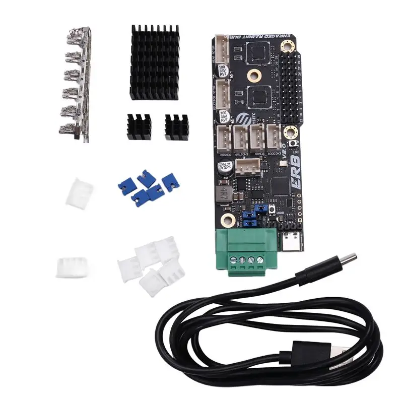 FYSETC ERB V2.0 Mother Board Onboard Tmc2209 Drivers With CANBUS Interface For Voron ERCF V2.0 Enraged Carrot Feeder
FYSETC ERB V2.0 Mother Board Onboard Tmc2209 Drivers With CANBUS Interface For Voron ERCF V2.0 Enraged Carrot Feeder