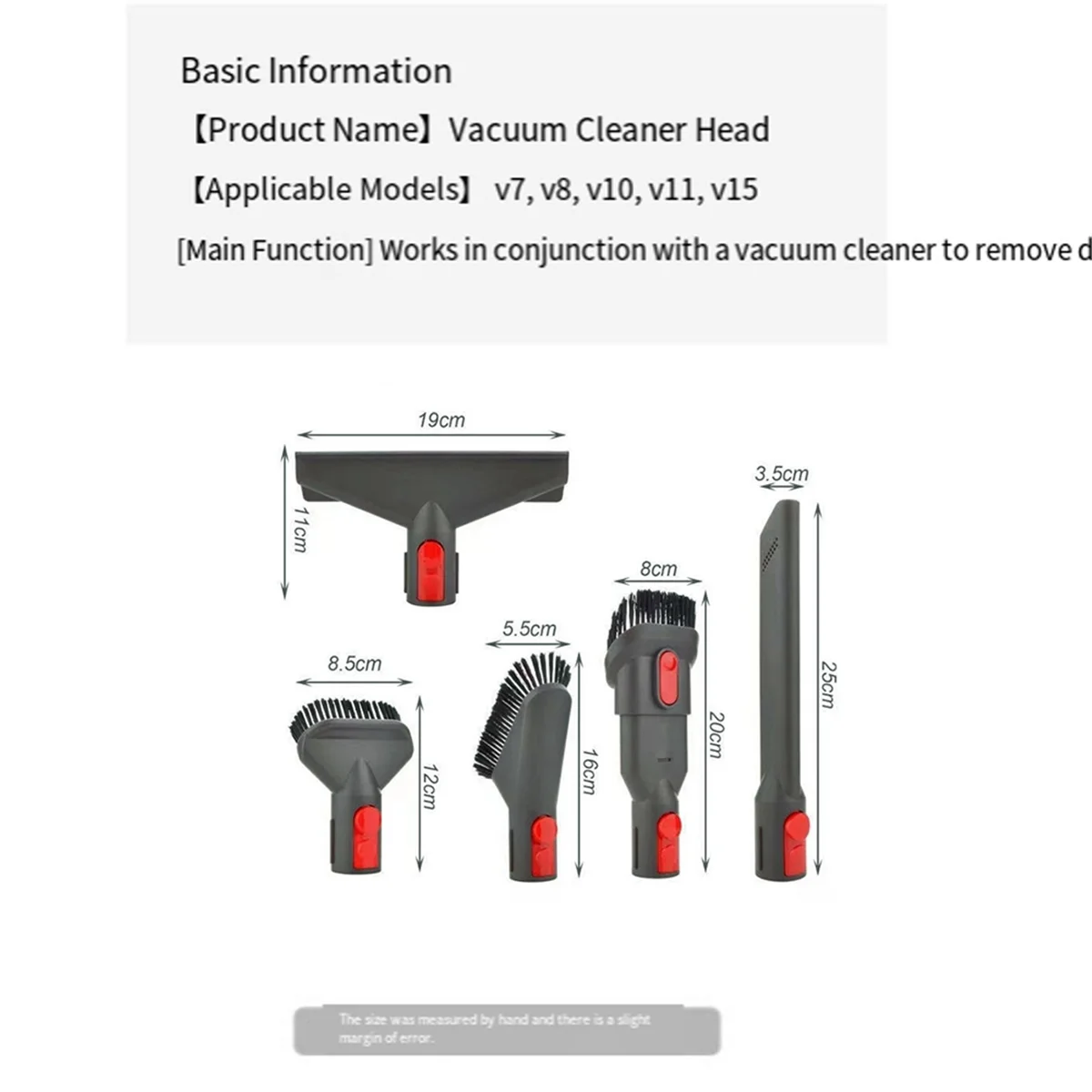 Для пылесоса Dyson V7V8V10, аксессуары с мягкой насадкой щетки
Для пылесоса Dyson V7V8V10, аксессуары с мягкой насадкой щетки