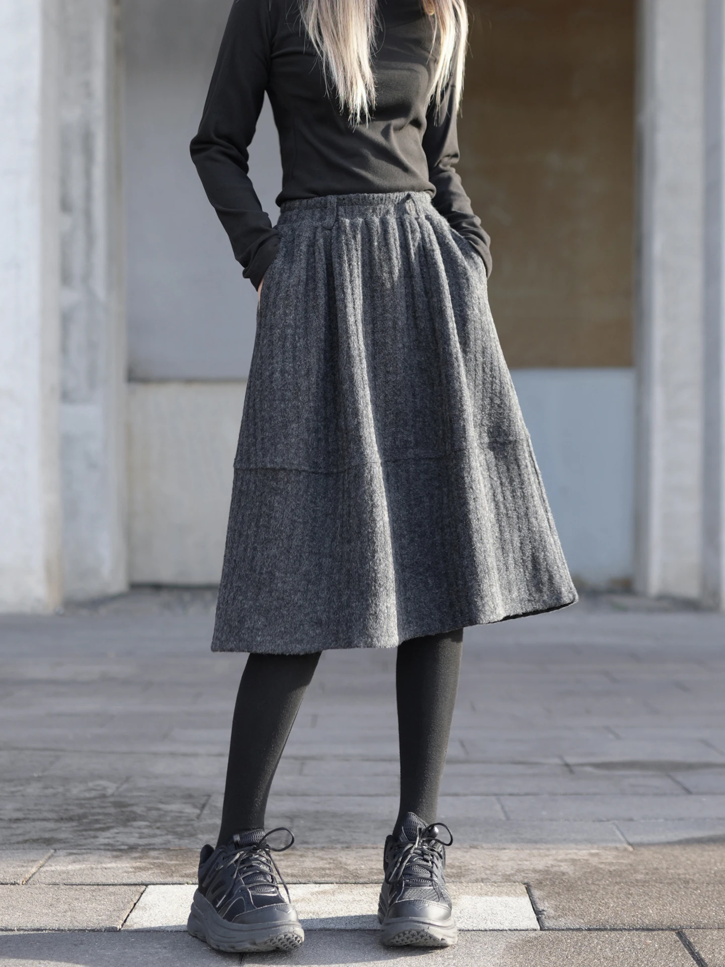 Вязаная юбка-миди с глубокими глазами, женская осенне-зимняя теплая хлопковая юбка трапециевидной формы Fce, повседневная юбка с высокой талией, средней длины до бедра
Вязаная юбка-миди с глубокими глазами, женская осенне-зимняя теплая хлопковая юбка трапециевидной формы Fce, повседневная юбка с высокой талией, средней длины до бедра