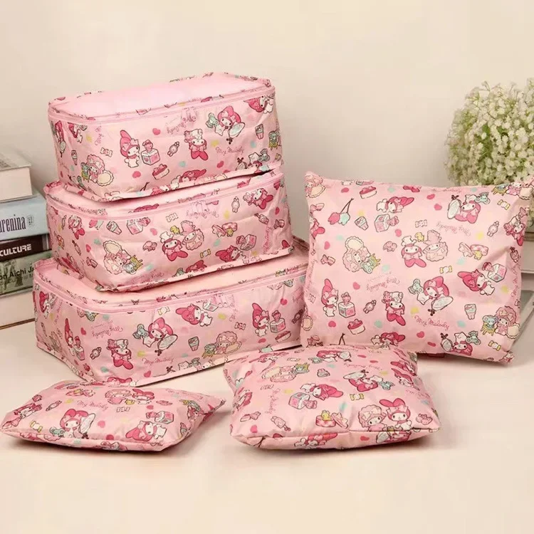 6pcs Sanrio hello kitty storage bag cartoon Melody travel bag storage bag clothing handbag coin purse card holder cosmetic bag
6pcs Sanrio hello kitty storage bag cartoon Melody travel bag storage bag clothing handbag coin purse card holder cosmetic bag