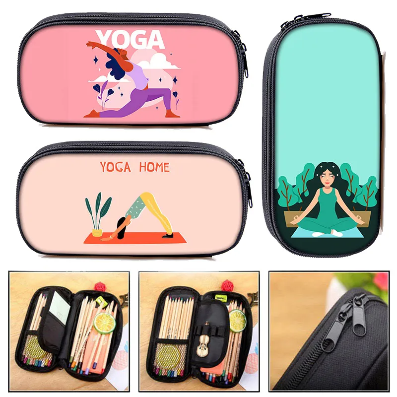 Yoga Buddha Chakra Meditation Cosmetic Case Women Pencil Bags Casual Girl Cute Pencil Box School Supplies Stationary Bags Gift
Yoga Buddha Chakra Meditation Cosmetic Case Women Pencil Bags Casual Girl Cute Pencil Box School Supplies Stationary Bags Gift