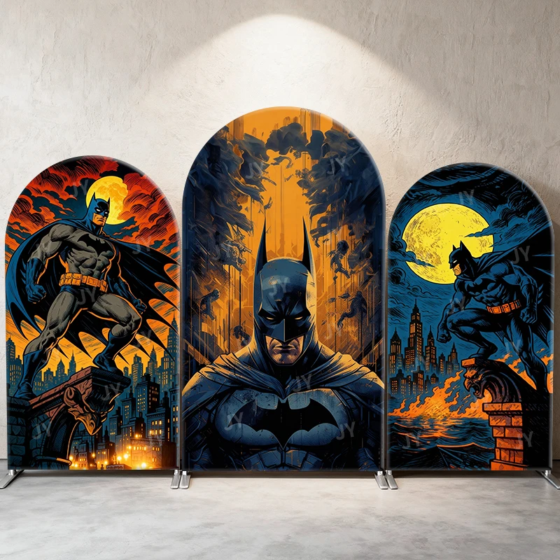 Batman Retro Comic Theme Arch Backdrop Cover Orange Moon Gotham Cartoon Background For Kids Birthday Baby Shower Decoration
Batman Retro Comic Theme Arch Backdrop Cover Orange Moon Gotham Cartoon Background For Kids Birthday Baby Shower Decoration