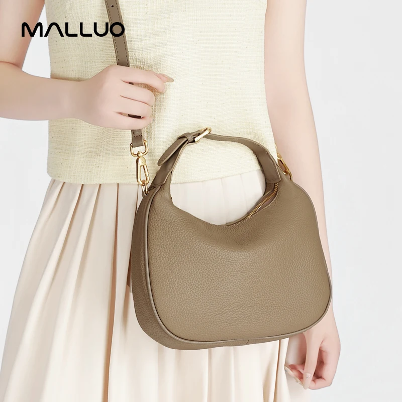 Women's Luxury Genuine Leather Hobo Bag Retro TC Full-Grain Cowhide Half Moon Shoulder Purse Detachable Strap Crossbody Handbag
Women's Luxury Genuine Leather Hobo Bag Retro TC Full-Grain Cowhide Half Moon Shoulder Purse Detachable Strap Crossbody Handbag