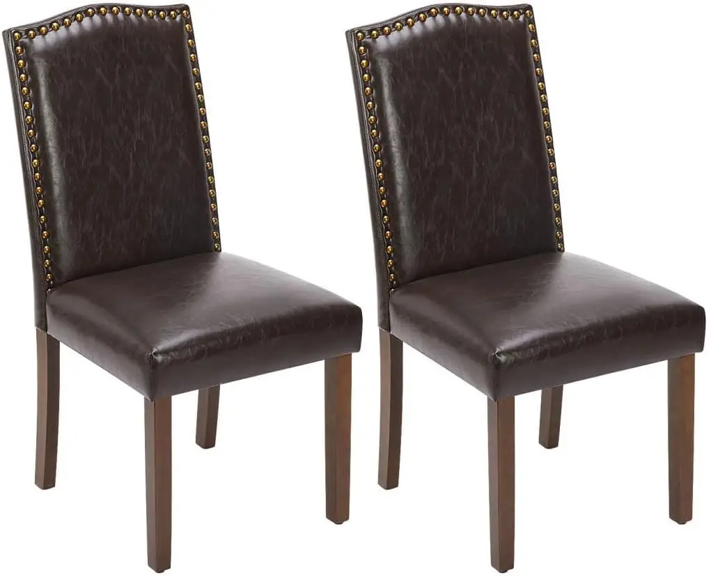 Kitchen Chairs Set Of 2 Modern Upholstered Fabric Seat With Nailhead Trim And Ergonomic Lumbar Support For Living Room And
Kitchen Chairs Set Of 2 Modern Upholstered Fabric Seat With Nailhead Trim And Ergonomic Lumbar Support For Living Room And