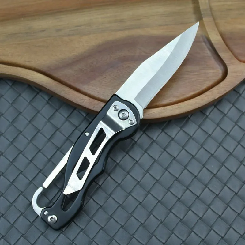 The new high-quality and high-hardness folding knife field self-defense survival folding knife sharp all-steel knife
The new high-quality and high-hardness folding knife field self-defense survival folding knife sharp all-steel knife
