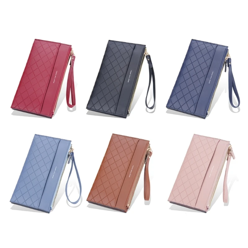 Women Plaid Wallet Long Female Rhombus Zipper Coin Purses Fashion Name Card Holder Travel Money Clip Phone 066F
Women Plaid Wallet Long Female Rhombus Zipper Coin Purses Fashion Name Card Holder Travel Money Clip Phone 066F