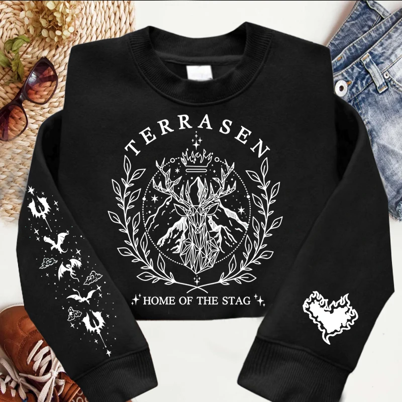 Толстовки Terrasen Home of The Stag DTF для мужчин и женщин, пуловеры с капюшоном и длинными рукавами с принтом «Стеклянный трон», верхняя одежда
Толстовки Terrasen Home of The Stag DTF для мужчин и женщин, пуловеры с капюшоном и длинными рукавами с принтом «Стеклянный трон», верхняя одежда