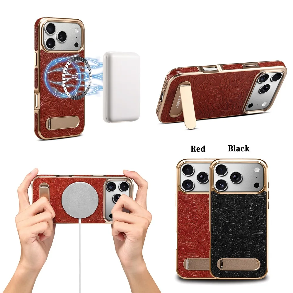 Magnetic Hide Stand Black Phone Case for iPhone 17 Air 13 14 15 16 Pro Max with Support Wireless Charging
Magnetic Hide Stand Black Phone Case for iPhone 17 Air 13 14 15 16 Pro Max with Support Wireless Charging