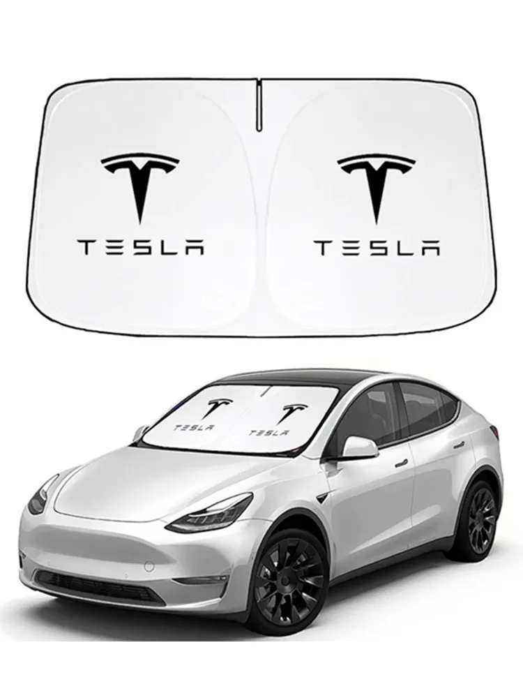 Car Windshield SunShade Sun Visor Foldable Parasol Blocks UV Rays For Tesla Model Y 2016-2026 Model 3 higland 2024 2025
Car Windshield SunShade Sun Visor Foldable Parasol Blocks UV Rays For Tesla Model Y 2016-2026 Model 3 higland 2024 2025