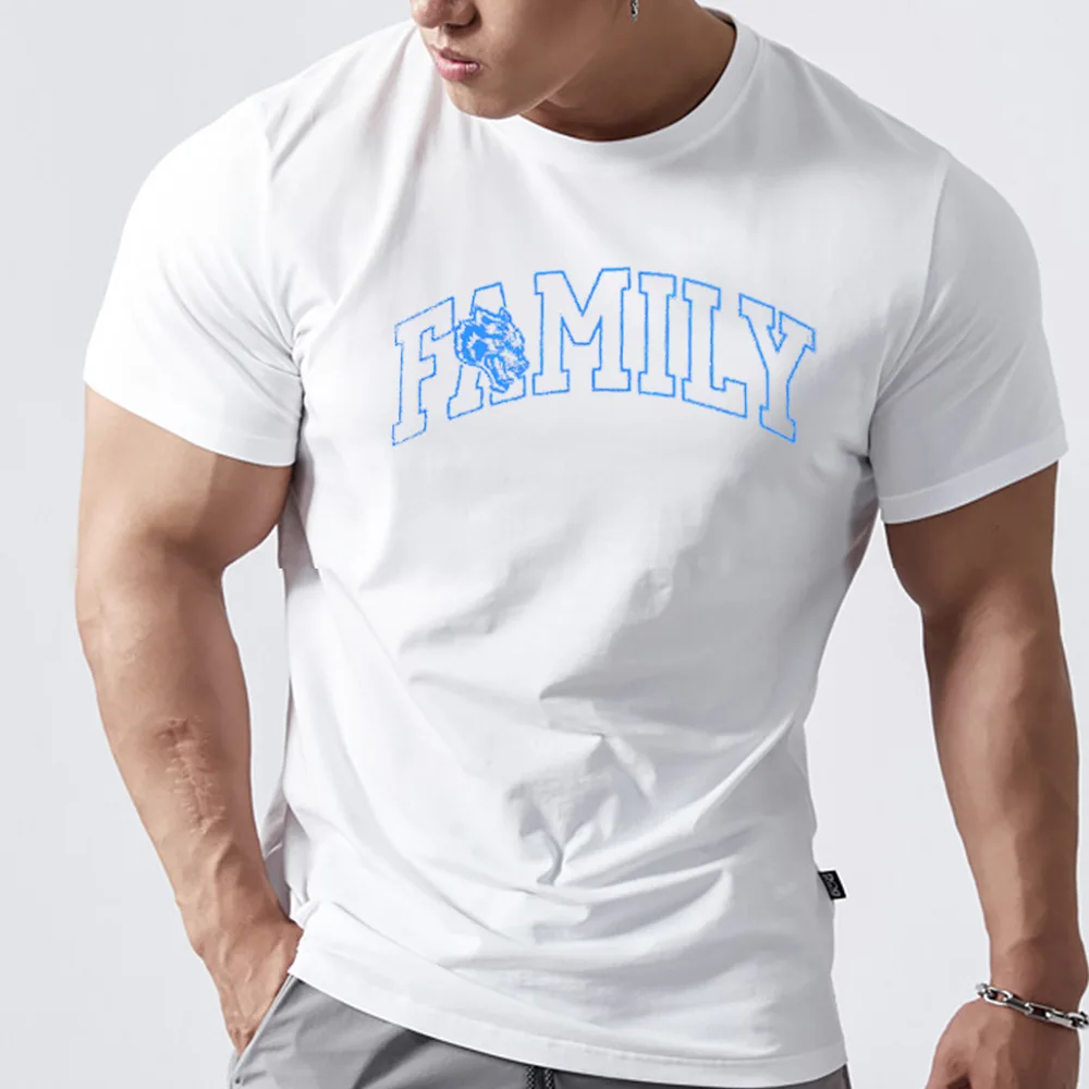 Новинка 2025, мужская футболка Muscle Fitness Brothers, новая летняя хлопковая тонкая спортивная рубашка для бега с короткими рукавами, тренировочная рубашка для бега
Новинка 2025, мужская футболка Muscle Fitness Brothers, новая летняя хлопковая тонкая спортивная рубашка для бега с короткими рукавами, тренировочная рубашка для бега