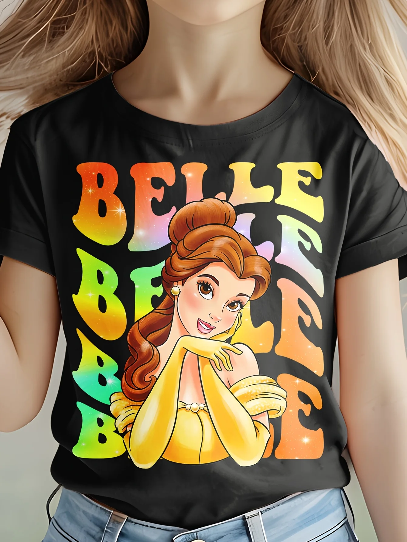 Disney Belle Princess Boys Girls T-Shirt Short Sleeve Cotton Tees Cartoon Tops Kids Clothes Baby T-shirt Summer Children T-shirt
Disney Belle Princess Boys Girls T-Shirt Short Sleeve Cotton Tees Cartoon Tops Kids Clothes Baby T-shirt Summer Children T-shirt