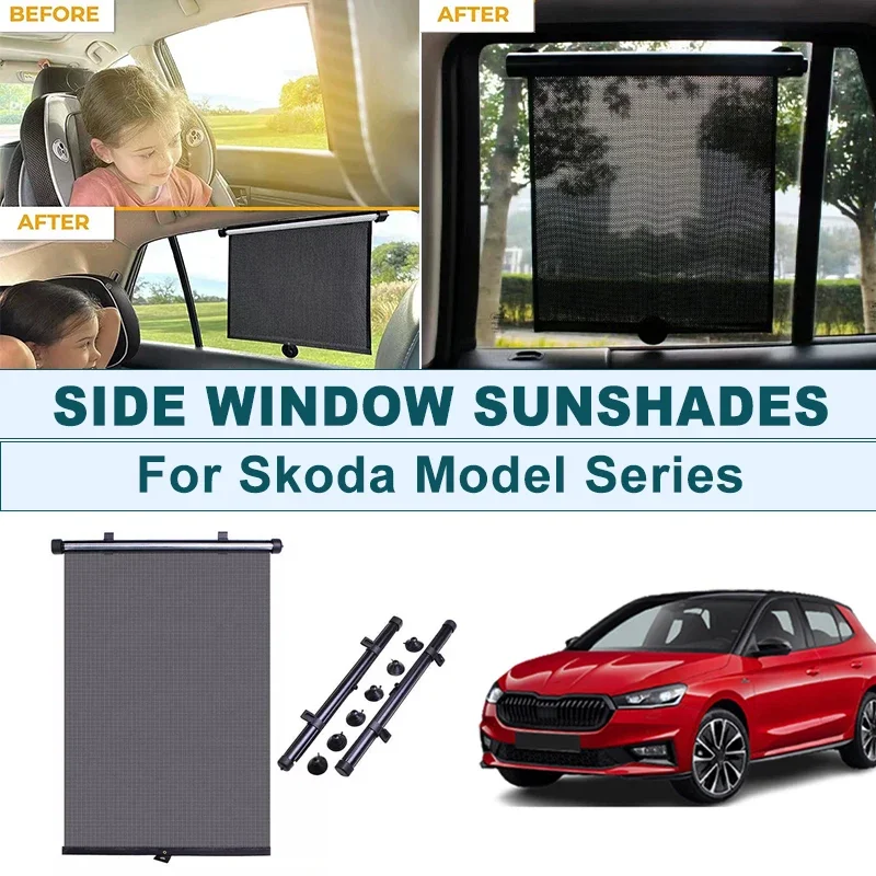 2Pcs UV Protection Retractable Car Side Window Sun Shade Roller Blinds For Skoda Octavia Fabia Rapid Superb Kodiaq Karoq Kamiq
2Pcs UV Protection Retractable Car Side Window Sun Shade Roller Blinds For Skoda Octavia Fabia Rapid Superb Kodiaq Karoq Kamiq