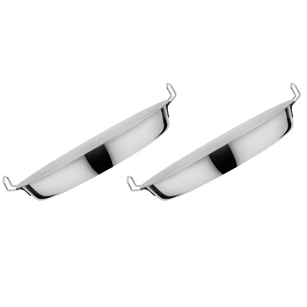 2 Pcs Stainless Steel Steaming Plate Multifunctional Kitchen Utensil Cooking Tray Compact Design H
2 Pcs Stainless Steel Steaming Plate Multifunctional Kitchen Utensil Cooking Tray Compact Design H