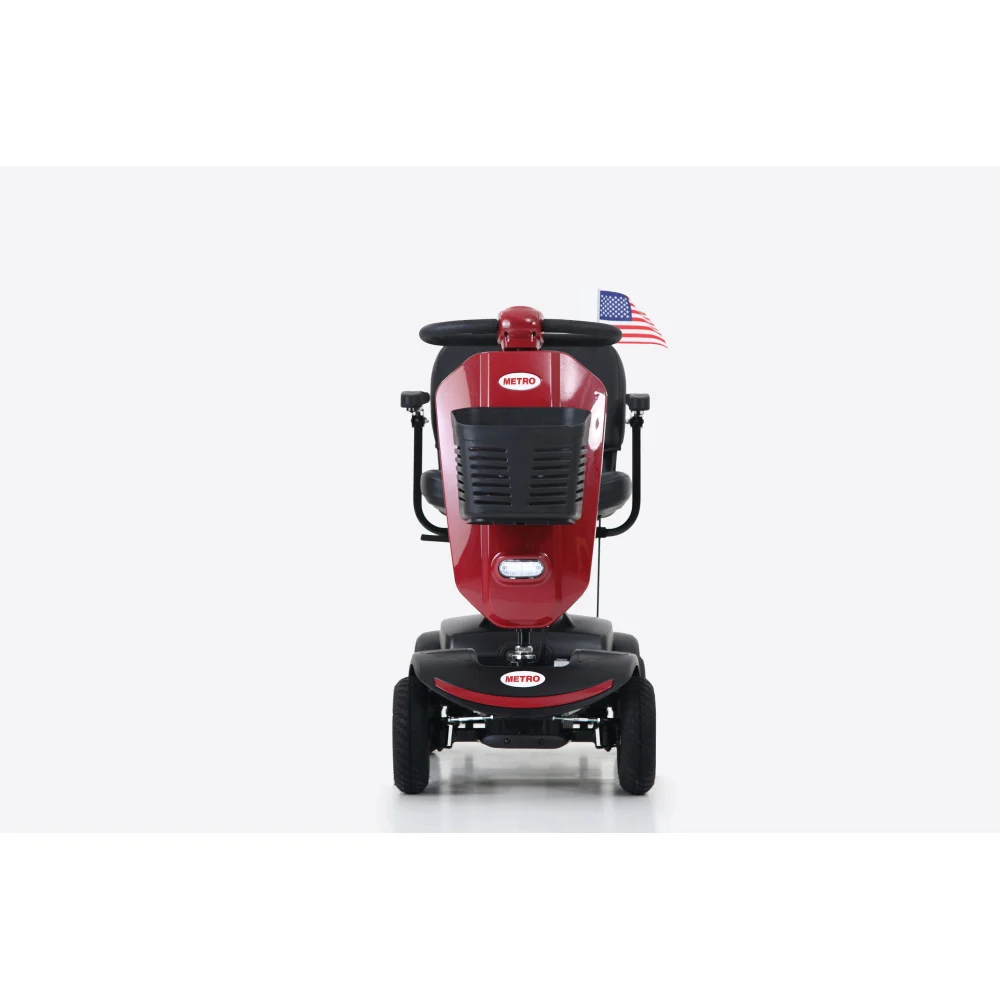 RED-PATRIOT 4 Wheel Mobility Scooter For Elderly Adults Spring Suspension One-Piece Sturdy Frame Headlight & Brake Light Anti-Tip Safety Design Portable Foldable Electric Mobility Scooter For Daily Travel Outdoor Commute
RED-PATRIOT 4 Wheel Mobility Scooter For Elderly Adults Spring Suspension One-Piece Sturdy Frame Headlight & Brake Light Anti-Tip Safety Design Portable Foldable Electric Mobility Scooter For Daily Travel Outdoor Commute