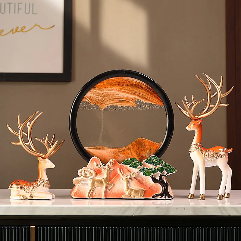 PYH Lucky Deer Ornament Wine Cabinet Living Room TV Cabinet Desk Home Furnishing New Home Gifts Ornament
PYH Lucky Deer Ornament Wine Cabinet Living Room TV Cabinet Desk Home Furnishing New Home Gifts Ornament