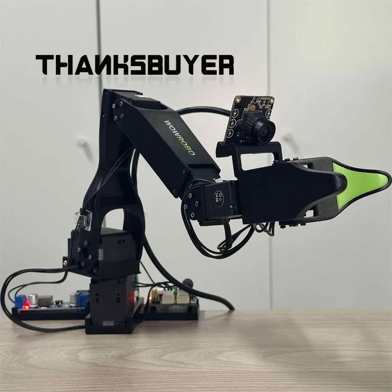 WowRobo 6DOF TwinArm Leader Robot Arm + 6DOF TwinArm Follower Механическая рука (захват с камерой 2 МП)
WowRobo 6DOF TwinArm Leader Robot Arm + 6DOF TwinArm Follower Механическая рука (захват с камерой 2 МП)