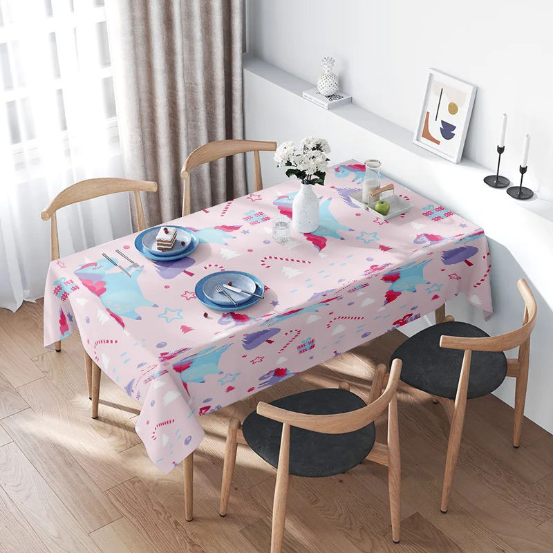 Pink Cartoon Print TableclothKids Party Decorations, Dining Room Table Cover For Home Decoration 
Pink Cartoon Print TableclothKids Party Decorations, Dining Room Table Cover For Home Decoration