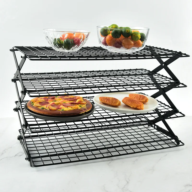 3/4-Tier Stackable Cooling Rack for Baking,Collapsible Cooling Rack with Adjustable Heights,Roasting & Drying Rack for baking
3/4-Tier Stackable Cooling Rack for Baking,Collapsible Cooling Rack with Adjustable Heights,Roasting & Drying Rack for baking