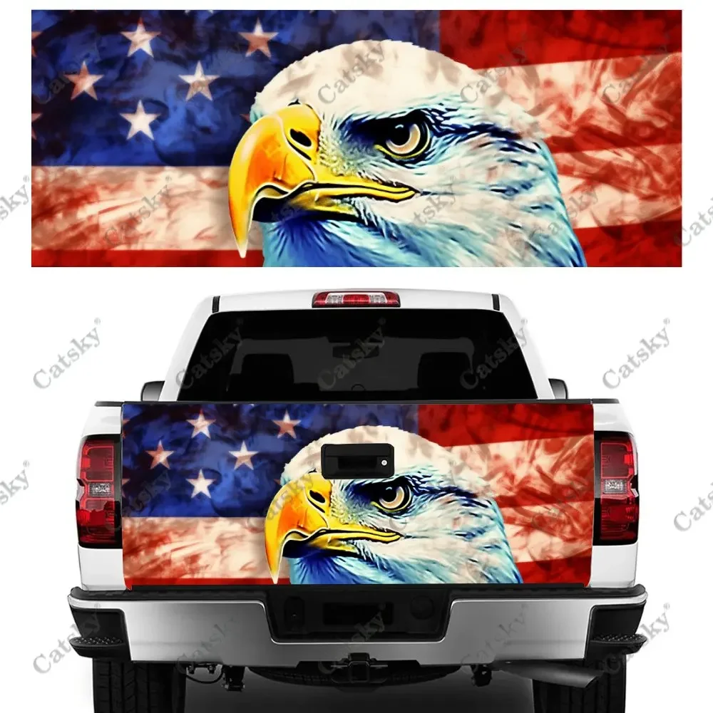 Bald Eagle With American Flag Car Tail Trunk Protect Vinly Wrap Cover Decal Auto Accessories Hood Sticker for Off-road Pickup
Bald Eagle With American Flag Car Tail Trunk Protect Vinly Wrap Cover Decal Auto Accessories Hood Sticker for Off-road Pickup