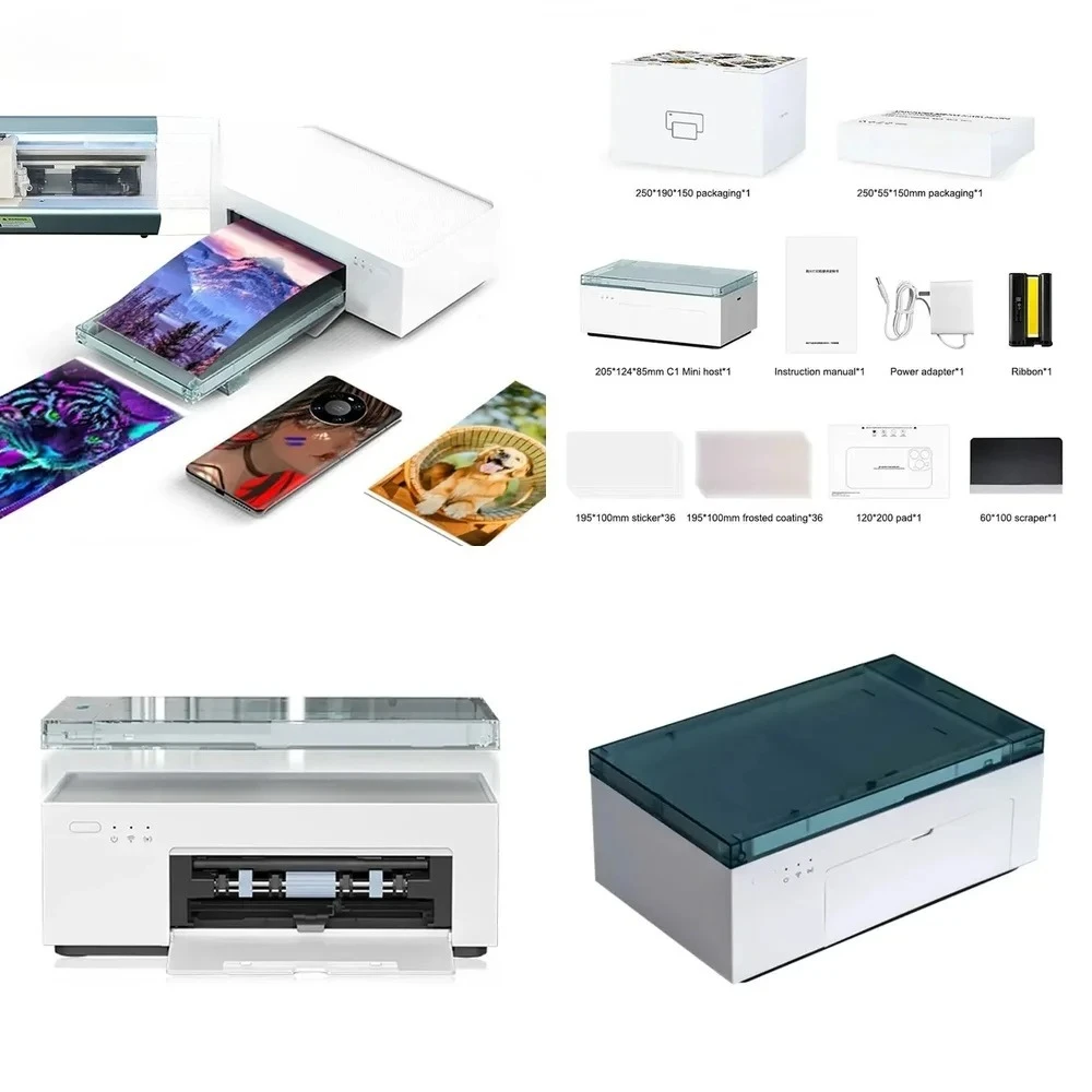 Portable Mini Thermal Sublimation Photo Printer for DIY Screen Protector Cutting Machines Smartphone Accessories for HZY
Portable Mini Thermal Sublimation Photo Printer for DIY Screen Protector Cutting Machines Smartphone Accessories for HZY
