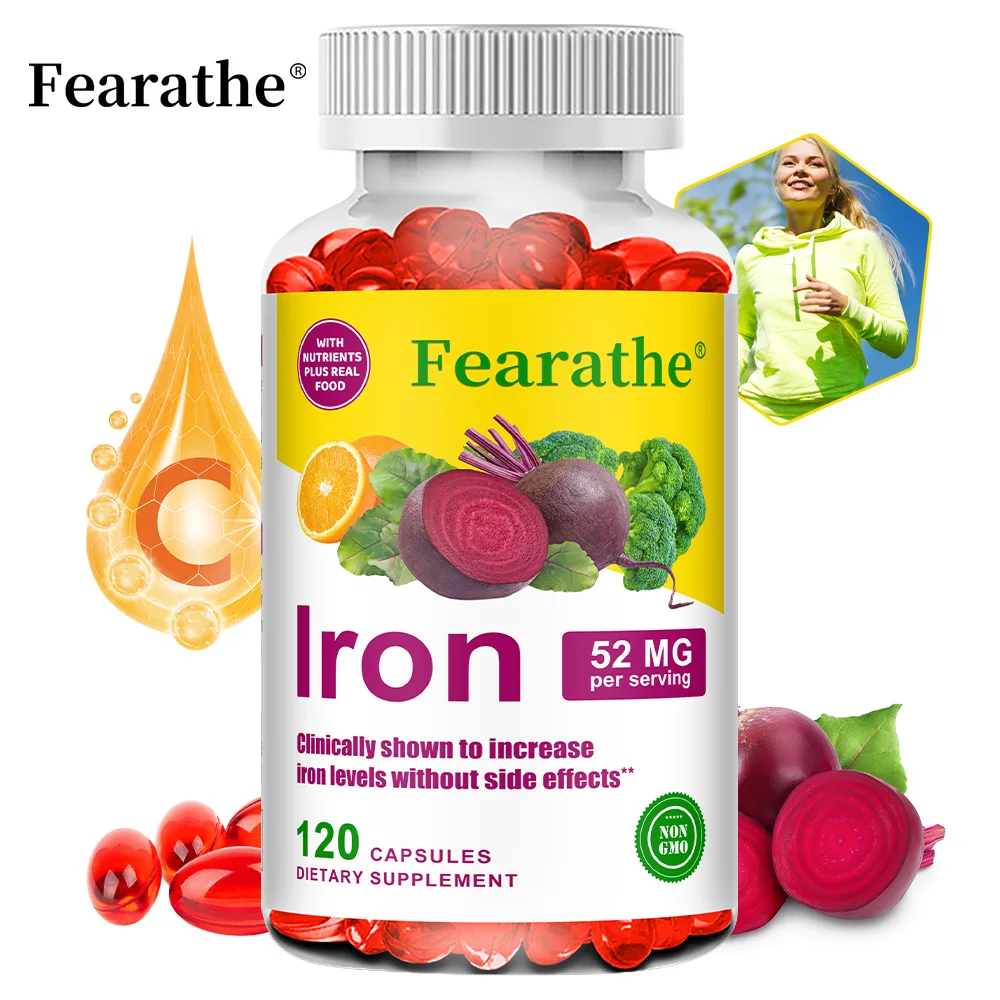 Iron and Vitamin C Supplement - Boosts Energy, Focus, and Immune Function, Supporting Red Blood Cells, Improve Immunity, Non-GMO
Iron and Vitamin C Supplement - Boosts Energy, Focus, and Immune Function, Supporting Red Blood Cells, Improve Immunity, Non-GMO