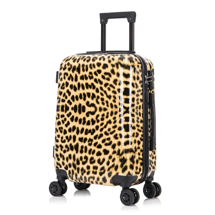 Print 20" Hardside Checked Luggage with Spinner Wheels Handle and Trolley Cheetah
Print 20" Hardside Checked Luggage with Spinner Wheels Handle and Trolley Cheetah