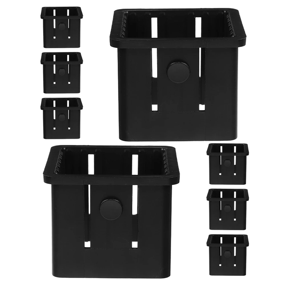 8pcs Square Tube Sliding Sleeve For Fitness Equipment 50X40Mm Hollow Insert Adapter Lightweight Tube Protector Impact Buffer 
8pcs Square Tube Sliding Sleeve For Fitness Equipment 50X40Mm Hollow Insert Adapter Lightweight Tube Protector Impact Buffer