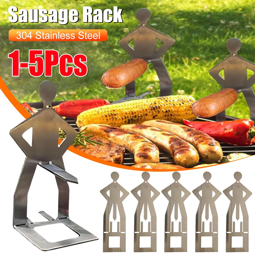 5-1PCS BBQ Sausage Holder Stainless Steel Sausage Roaster Reusable Hot Dog Grill for Outdoor Camping Novelty Party Camping Gifts
5-1PCS BBQ Sausage Holder Stainless Steel Sausage Roaster Reusable Hot Dog Grill for Outdoor Camping Novelty Party Camping Gifts