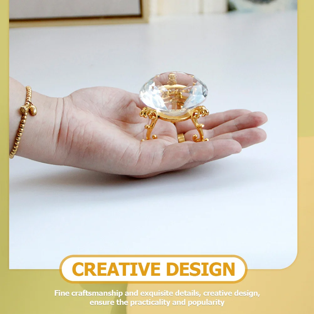 Creative Glass Diamond Decor Fine Craftsmanship Alloy Base Home Wedding Party Table Decoration Decorative Accents
Creative Glass Diamond Decor Fine Craftsmanship Alloy Base Home Wedding Party Table Decoration Decorative Accents
