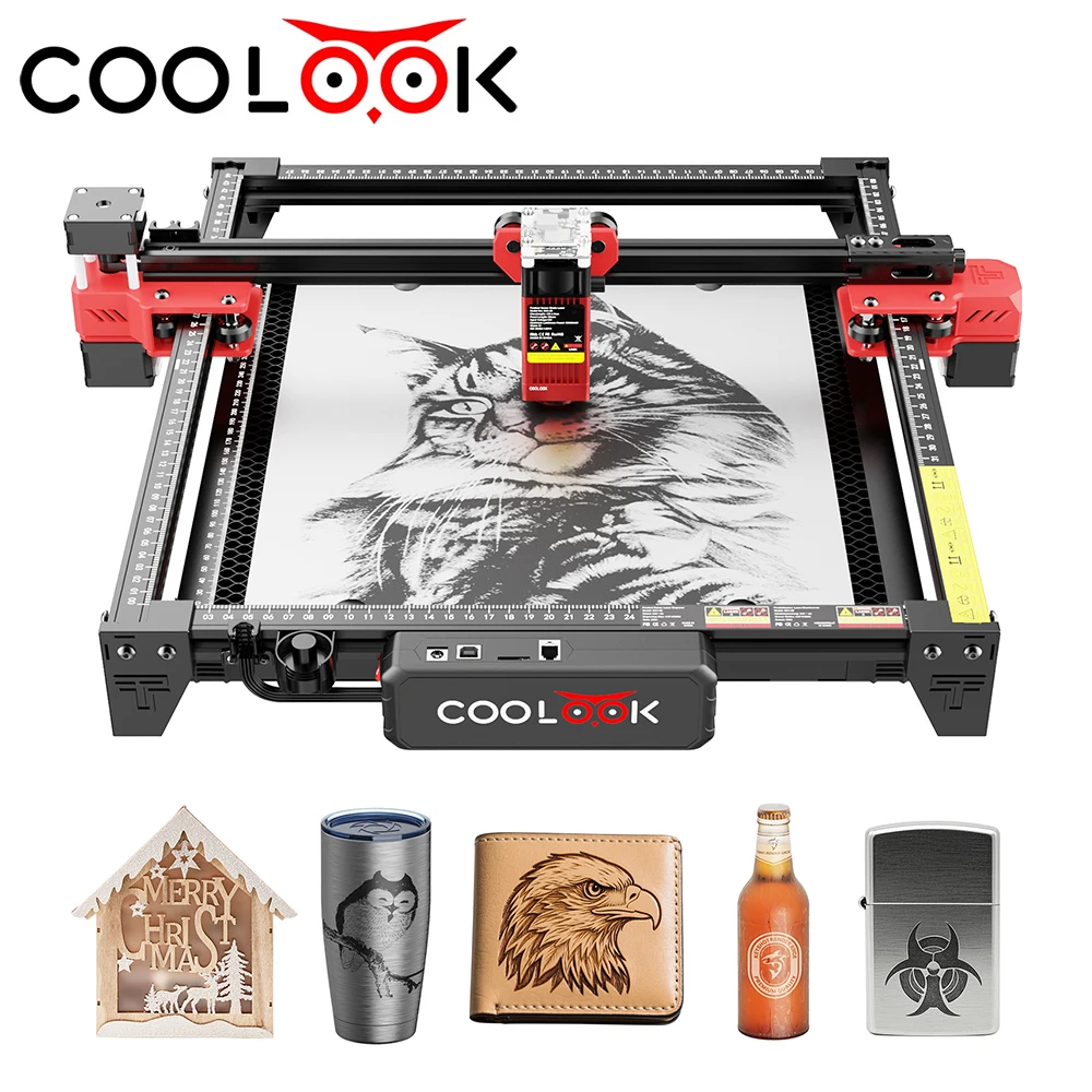 COOLOOK CK1-55 Laser Engraver 90W Laser Engraving Machine Tools High Precisio For Engraving Cutting Wood Acrylic Support Display
COOLOOK CK1-55 Laser Engraver 90W Laser Engraving Machine Tools High Precisio For Engraving Cutting Wood Acrylic Support Display