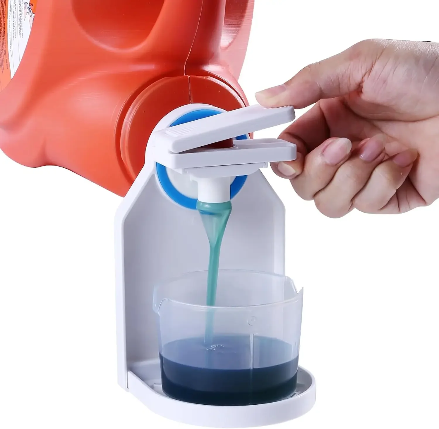 Detergent Dispenser Cup Holder with Force-Saving Switch, Drip Catcher, Soap Organizer for Bathroom Storage
Detergent Dispenser Cup Holder with Force-Saving Switch, Drip Catcher, Soap Organizer for Bathroom Storage