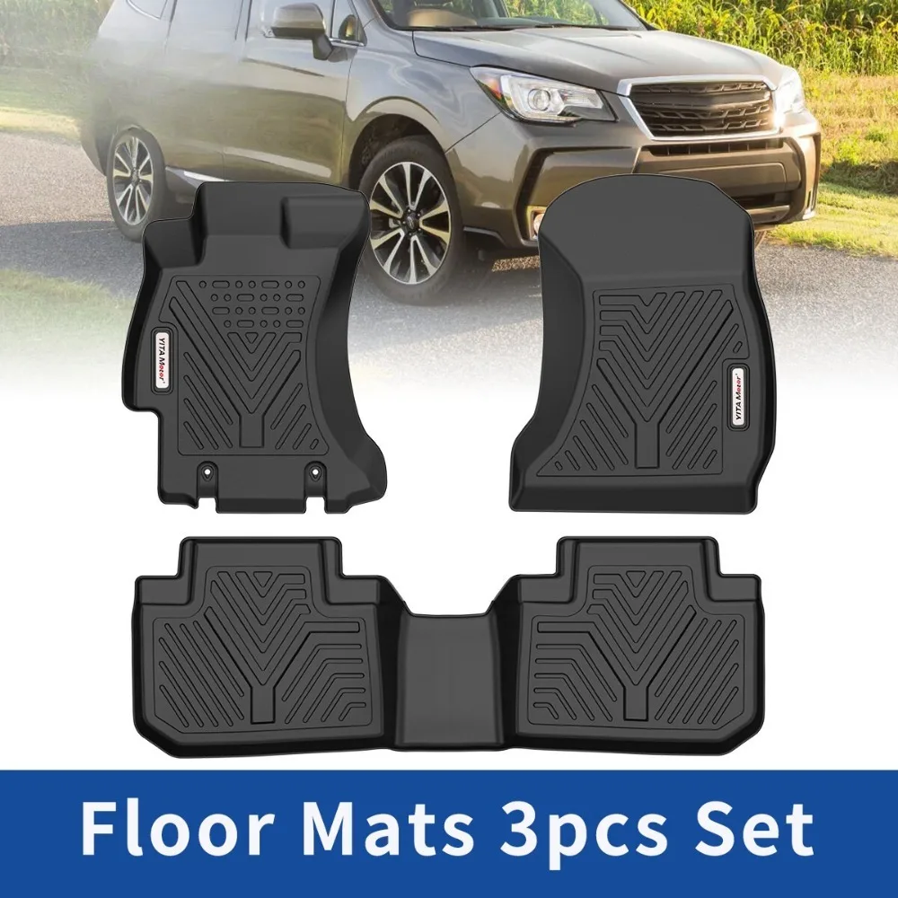 3D Floor Mats Set for 2014- 2018 Subaru Forester All Weather Anti-Slip TPE Liner
3D Floor Mats Set for 2014- 2018 Subaru Forester All Weather Anti-Slip TPE Liner