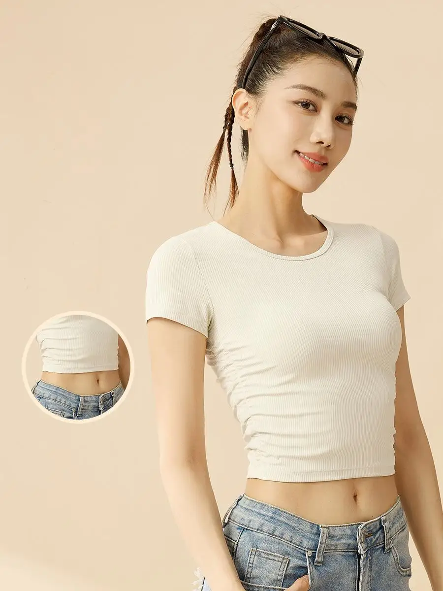 Women's Striped Sports T-shirt femal Quick-Dry Fitness Yoga Top Women's clothing Workout Tee Running Athletic Short Sleeve Shirt
Women's Striped Sports T-shirt femal Quick-Dry Fitness Yoga Top Women's clothing Workout Tee Running Athletic Short Sleeve Shirt