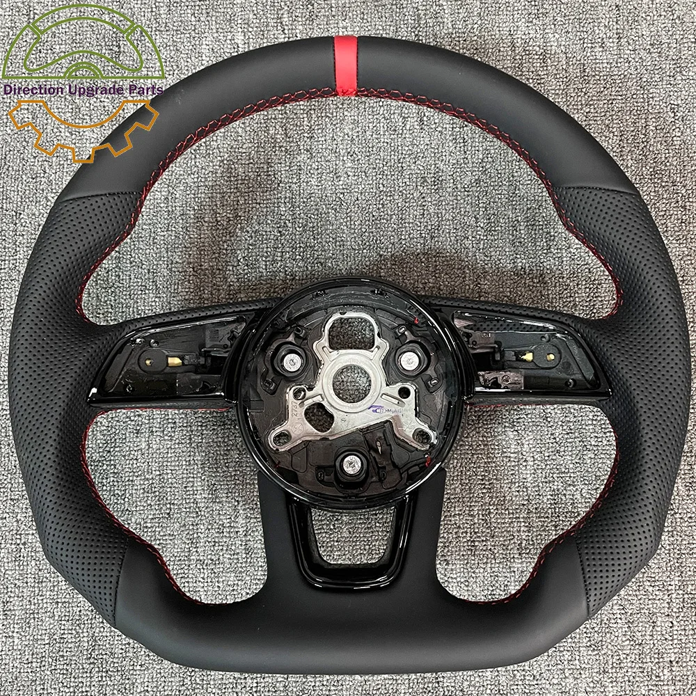 For A3 A4 A5 B9 8V Semi Perforated Leather Red Line Flat Bottomed Sports Steering Wheel
For A3 A4 A5 B9 8V Semi Perforated Leather Red Line Flat Bottomed Sports Steering Wheel