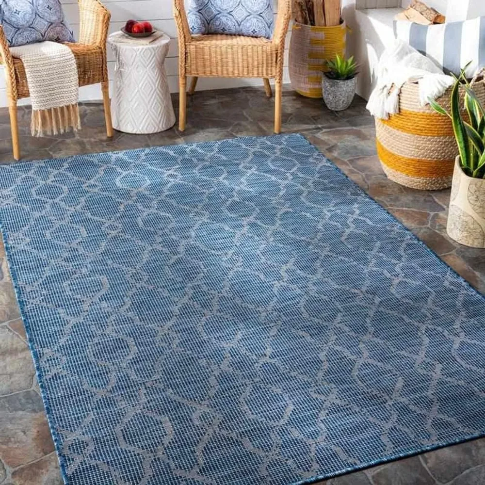 6x9 Buiksloot Traditional Indoor/Outdoor Navy Area Rug, Non Shedding Blue White Carpet for Patio, Porch 
6x9 Buiksloot Traditional Indoor/Outdoor Navy Area Rug, Non Shedding Blue White Carpet for Patio, Porch