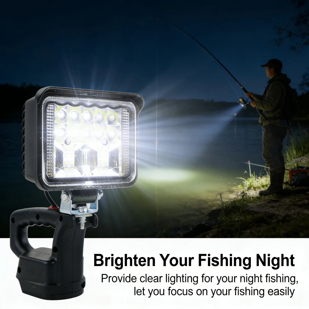 Multifunctional Outdoor LED Torch Lantern 8 Inch Cordless Portable Work Fishing Emergency Light with Dual USB for Makita Battery
Multifunctional Outdoor LED Torch Lantern 8 Inch Cordless Portable Work Fishing Emergency Light with Dual USB for Makita Battery