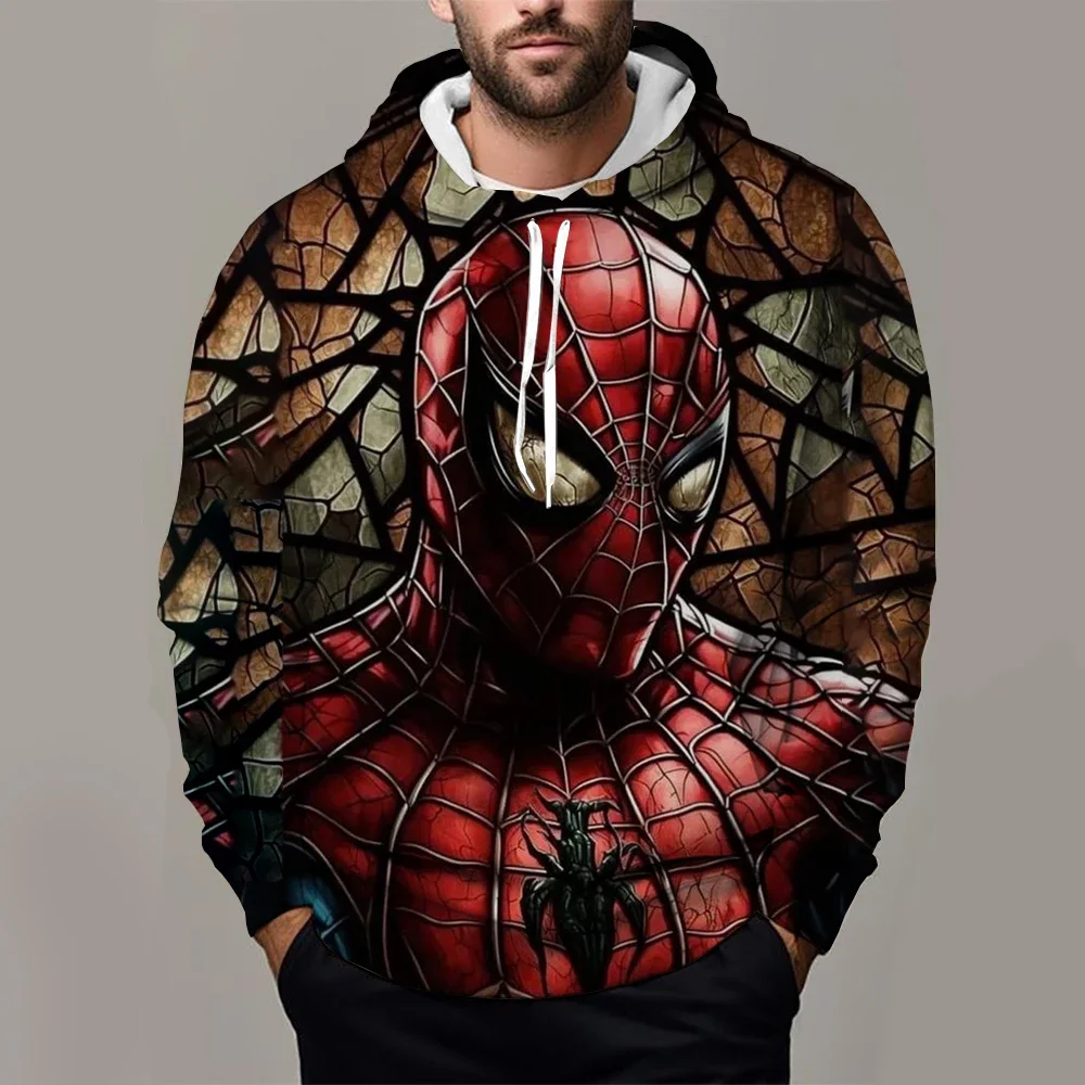 Autumn and Winter New Men's Hoodie 3D Printed with Marvel Spider Man Pattern Outdoor Sports Fashion Street Men's Hoodie
Autumn and Winter New Men's Hoodie 3D Printed with Marvel Spider Man Pattern Outdoor Sports Fashion Street Men's Hoodie