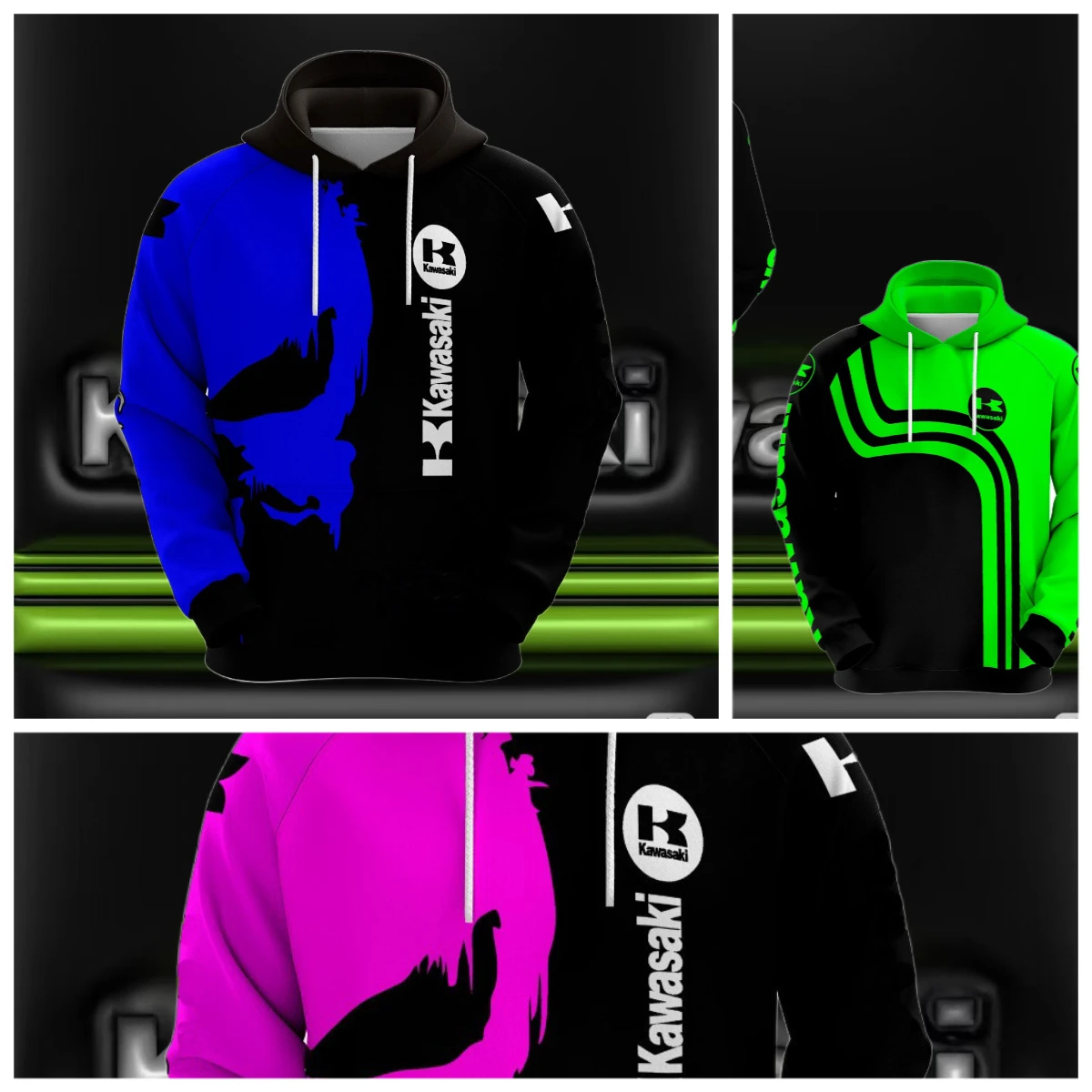 Kawasaki Motorcycle Racing Team 2025/26, осенне-зимняя мужская толстовка с капюшоном, мужская и женская спортивная одежда, повседневная гоночная командная форма
Kawasaki Motorcycle Racing Team 2025/26, осенне-зимняя мужская толстовка с капюшоном, мужская и женская спортивная одежда, повседневная гоночная командная форма