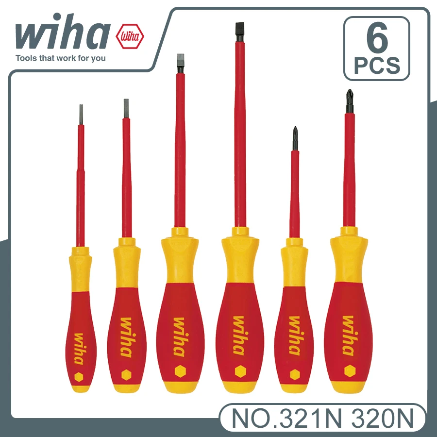 Отвертка WIHA SoftFinish с изолированной ручкой, крестовая и плоская, для электриков
Отвертка WIHA SoftFinish с изолированной ручкой, крестовая и плоская, для электриков