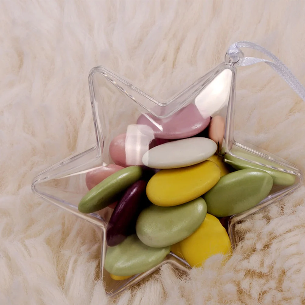 6Pcs Clear Plastic Fillable Ornament Balls DIY Elegant Wedding Party Holiday Decor Shaped Crystal Display
6Pcs Clear Plastic Fillable Ornament Balls DIY Elegant Wedding Party Holiday Decor Shaped Crystal Display