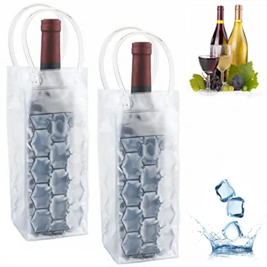 Ice Wine Bag, Wine Chiller, Wine Cooler Refrigerator, Wine Fridge, Wine Bottle Chiller Cooler for Red White Champagne or Sparkl
Ice Wine Bag, Wine Chiller, Wine Cooler Refrigerator, Wine Fridge, Wine Bottle Chiller Cooler for Red White Champagne or Sparkl