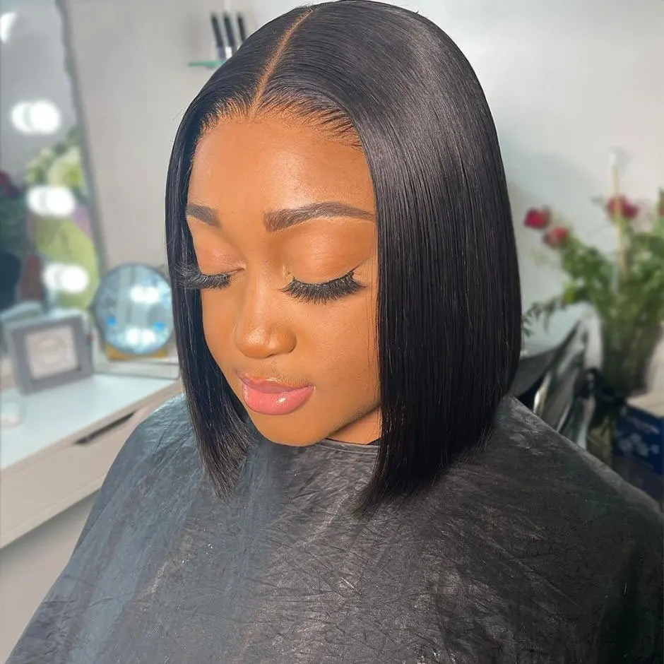 Wear Go Glueless Wig 180% Malaysian Straight Bob Wig 4x4 Lace Front Wig Glueless Pre Plucked Human Wigs Ready To Go
Wear Go Glueless Wig 180% Malaysian Straight Bob Wig 4x4 Lace Front Wig Glueless Pre Plucked Human Wigs Ready To Go