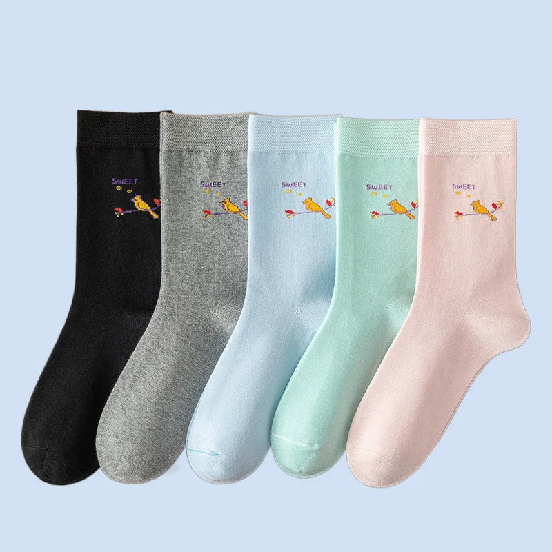 1/3 Pairs Women's Cotton Mid-Length Socks Autumn and Winter Thickened Deodorant Warm Socks Sweet Cartoon Girls Trendy Socks
1/3 Pairs Women's Cotton Mid-Length Socks Autumn and Winter Thickened Deodorant Warm Socks Sweet Cartoon Girls Trendy Socks