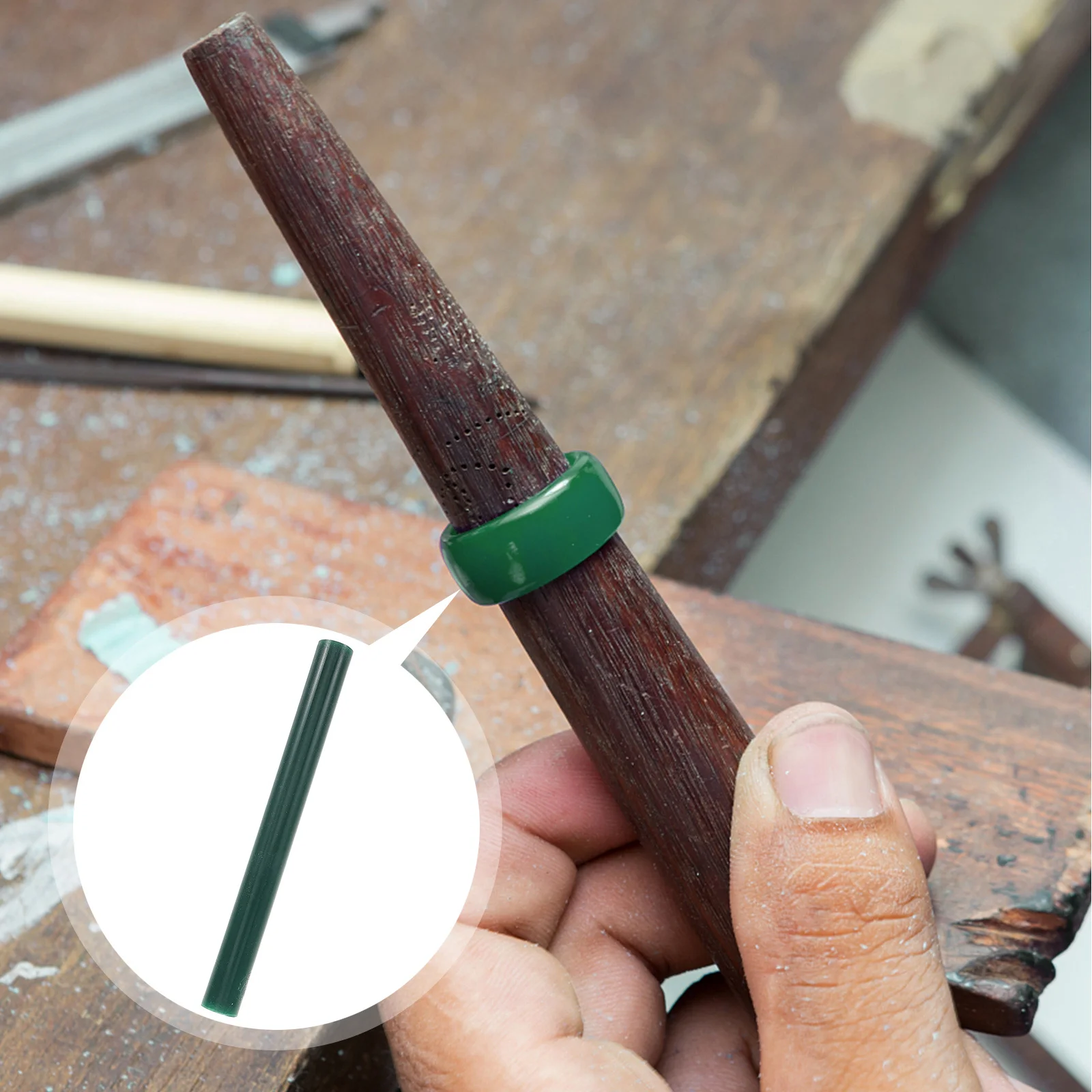 15Mm Solid Wax Tube Jewelry Making Kit Diy Casting Wax For Ring Molds, Carving Material For Beginners, Hobbyists, Family
15Mm Solid Wax Tube Jewelry Making Kit Diy Casting Wax For Ring Molds, Carving Material For Beginners, Hobbyists, Family