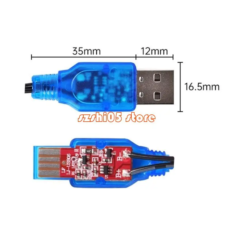 781E 60cm PH2.02P USB Cable Compatible for 3.7V Lithium 18650 Batteries for RCAmphibiously Stunts Car Boats Truck Toy
781E 60cm PH2.02P USB Cable Compatible for 3.7V Lithium 18650 Batteries for RCAmphibiously Stunts Car Boats Truck Toy