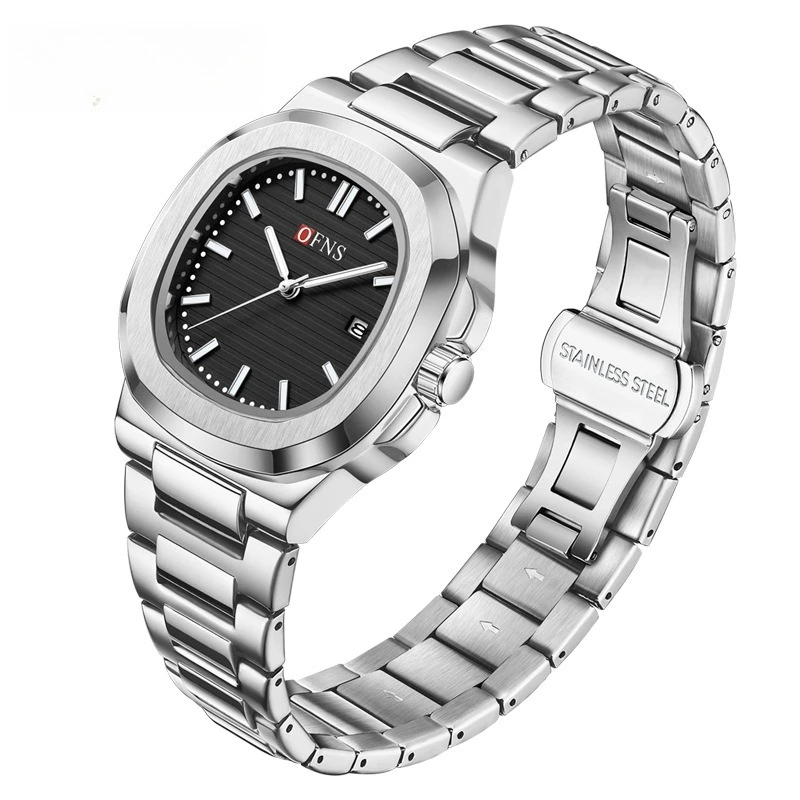 OFNS *brand men's watch hot-selling business steel belt watch simple calendar luminous quartz watch
OFNS *brand men's watch hot-selling business steel belt watch simple calendar luminous quartz watch