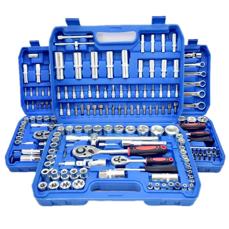 108-Piece Auto Repair Tool Set Sleeve Wrench 94-Piece Auto Repair Toolbox Ratchet Wrench Combination
108-Piece Auto Repair Tool Set Sleeve Wrench 94-Piece Auto Repair Toolbox Ratchet Wrench Combination